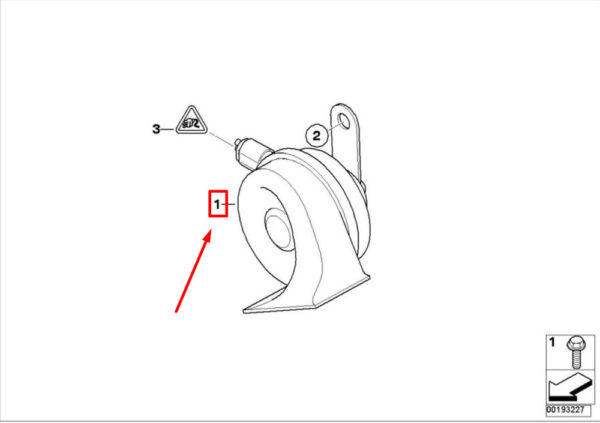 NEW GENUINE OEM 61337193996 7193996