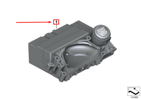 MINI CLUBMAN R55 Engine Start / Stop Switch 61359299332 NEW GENUINE - Image 5