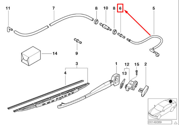NEW ORIGINAL OEM 61661382908