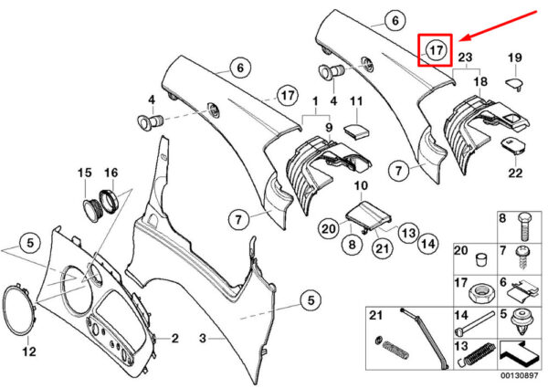NEW ORIGINAL OEM 61671378633