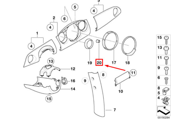 NEW GENUINE OEM 62106936278 6936278