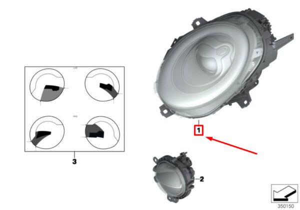 NEW GENUINE OEM 7401605 63117401605