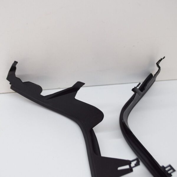 BMW 3 E46 Head Light Top Cover Stripes Set 28384487 28384488 NEW OEM