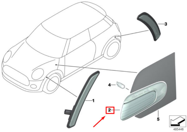 NEW GENUINE OEM 7358465 63137358465