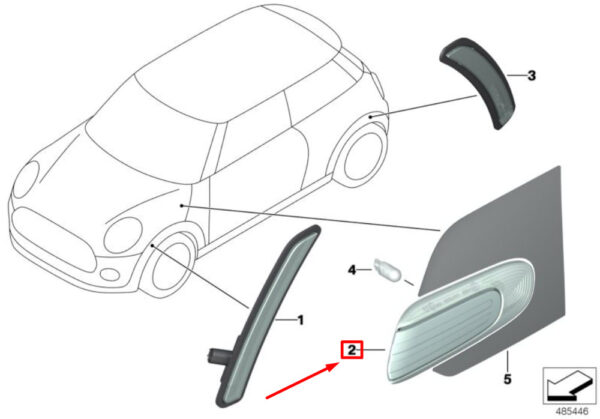 NEW GENUINE OEM 63137358466 7358466