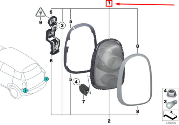 NEW GENUINE OEM 63219811761