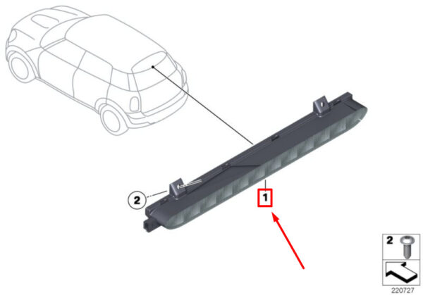 NEW GENUINE OEM 7221834 63257221834
