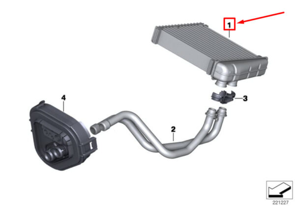 MINI COOPER R56 Radiator Radiator 64113422666 3422666 NEW GENUINE - Image 5