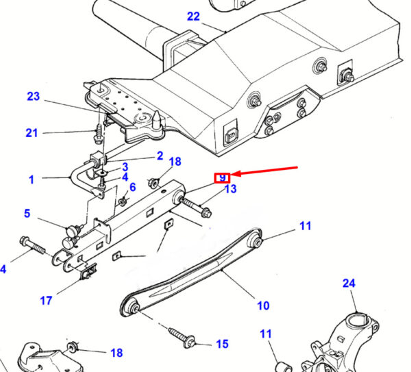 NEW FORD MONDEO MK2 REAR SPRING EYE BUSH ASSY 93BB-5K792-AB 6829046 ORIGINAL - Image 3