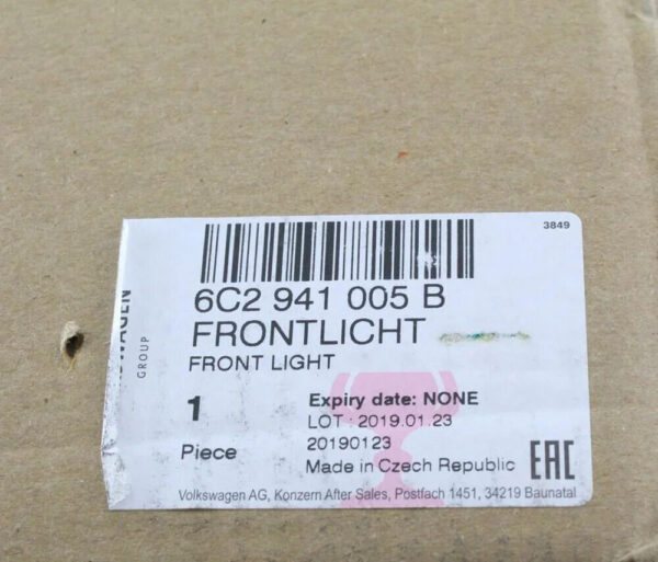 VW Polo 6R, 6C Headlight Front Left 6C2941005B NEW GENUINE - Image 4