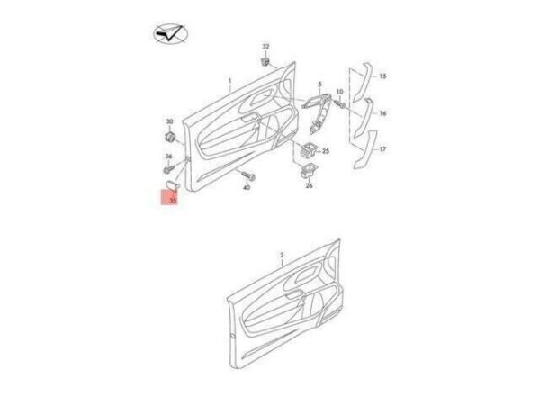 VW Polo Titan Black Original Cover Cap 6R4867140A82V - Image 5