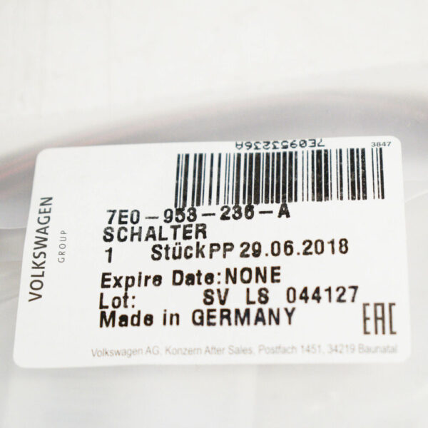 NEW ORIGINAL OEM 7E0953236A