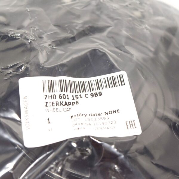 VW TRANSPORTER T5 Alloy Wheel Hub Center Cap 7H0601151C9B9 NEW GENUINE - Image 3