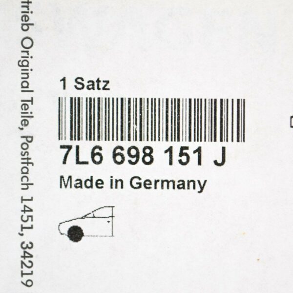 NEW VOLKSWAGEN TOUAREG 7P 3.0 TDI V6 FRONT BRAKE BLOCK SET KIT 7L6698151J