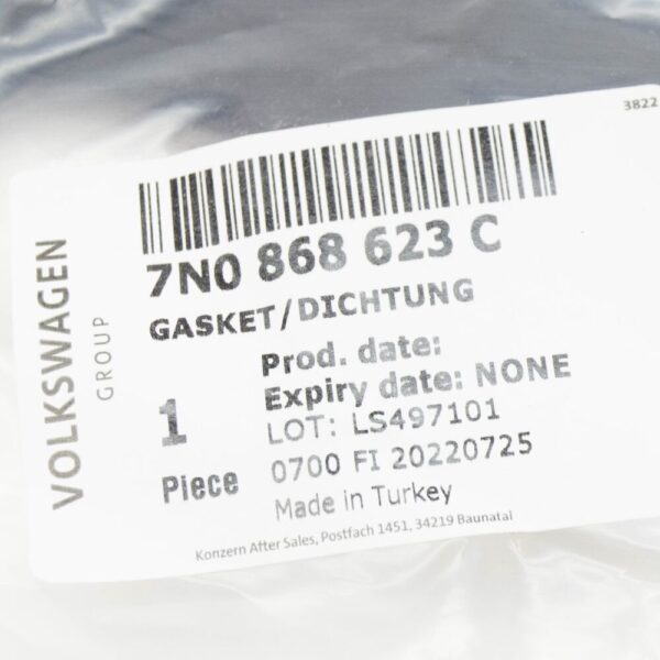 VW SHARAN 7N Left Sliding Door Rubber Seal 7N0868623C NEW