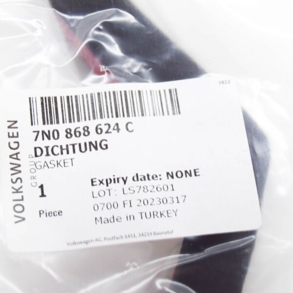 VW SHARAN 7N Right Sliding Door Rubber Seal 7N0868624C NEW