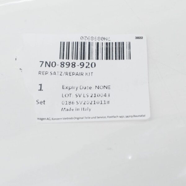 VW Sharan 7N MK2 window roller blind sun roller handle repair kit 7N0898920 original