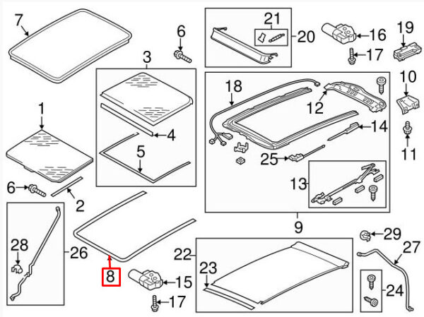 NEW OEM ORIGINAL 7P0877439A