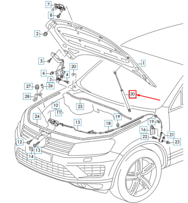 NEW ORIGINAL OEM 7P6823359A