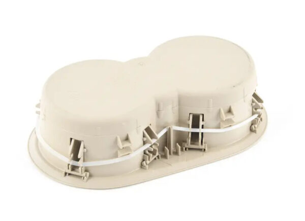 NEW VW TOUAREG 7P5 7P6 DRINKS HOLDER CORN SILK BEIGE 7P688599595T ORIGINAL - Image 3