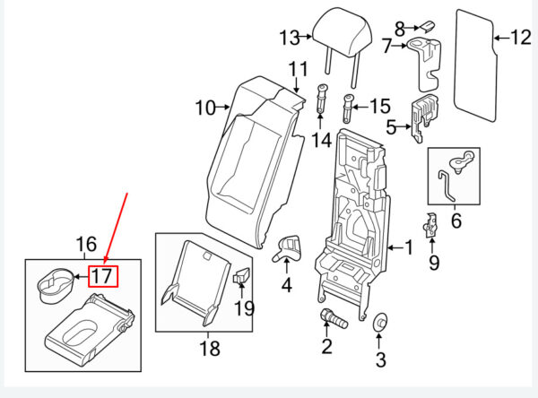 NEW GENUINE OEM 7P688599595T