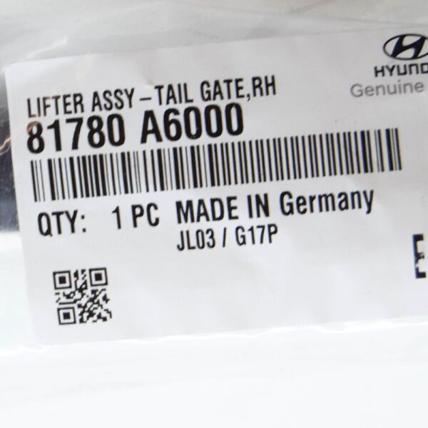 Hyundai i30 MK3 Right Side Tailgate Lifter 81780A6000 NEW GENUINE - Image 6