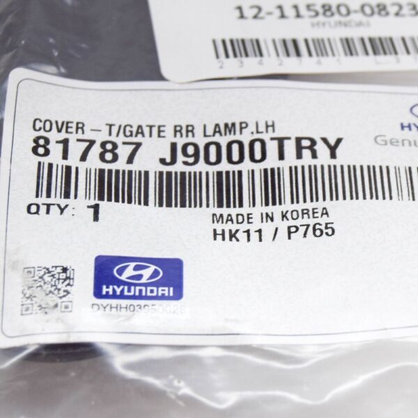 HYUNDAI KONA MK1 Rear Lid Left Tail Lamp Cover 81787J9000TRY NEW GENUINE - Image 6