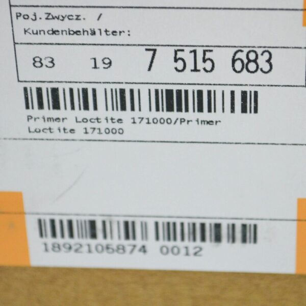 BMW 1 F21 Crankshaft Seal Primer  83190439030 83197515683 NEW ORIGINAL