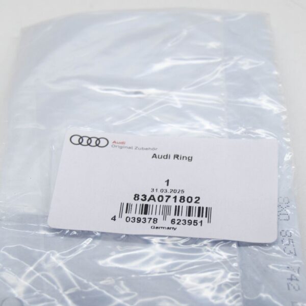 Audi Q3 F3 Rear Tailgate Emblem 83A071802 NEW ORIGINAL