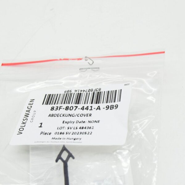 AUDI Q3 F3 Sportback Rear Bumper Tow Eye Cover 83F807441A9B9 NEW ORIGINAL