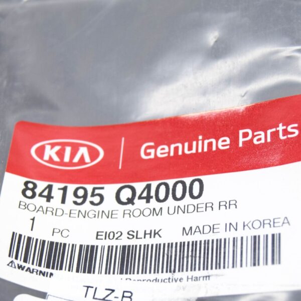 Kia Niro MK1 Under Rear Board Electric Motor Room 84195Q4000 NEW - Image 6