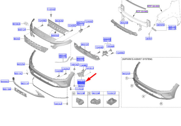 HYUNDAI KONA MK1 FRONT BUMPER LEFT AIR DUCT 86573J9CA0 NEW GENUINE - Image 6
