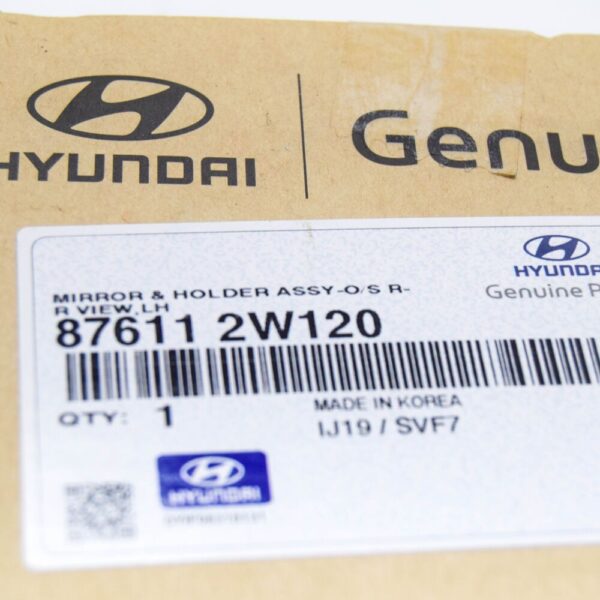 HYUNDAI SANTA FE MK3 DM Front Left Door Mirror Glass LHD 876112W120 NEW GENUINE - Image 6