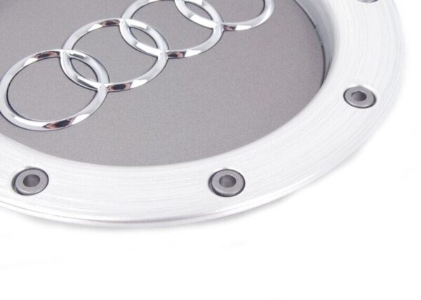 Audi Silver Center Wheel Cap Hub Genuine 8D0601165K1H7 - Image 3
