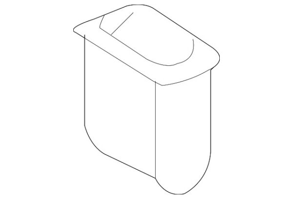 Original Audi 8E5886373 Pillow Frame Rubber - Image 4