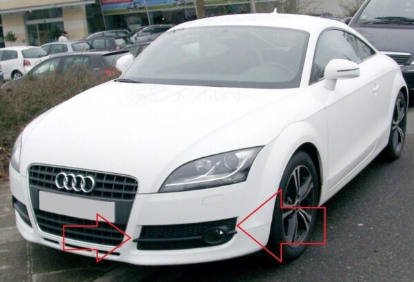 Audi TT TTS 2007-2014 front fog lamp rear grille left trim gen - Image 3