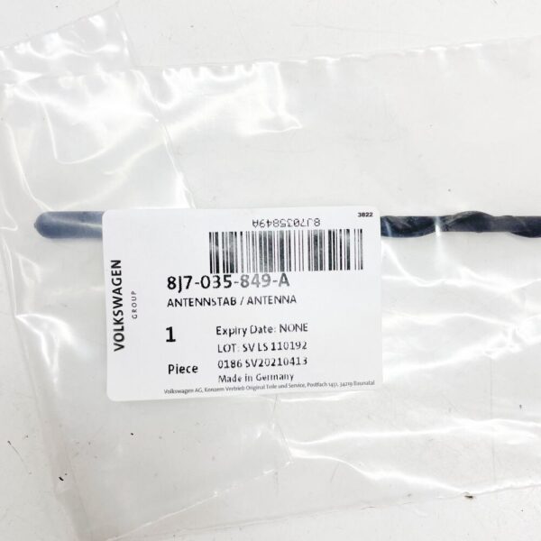 Audi TT Roadster 8J trunk antenna pole 8J7035849A NEW ORIGINAL - Image 5