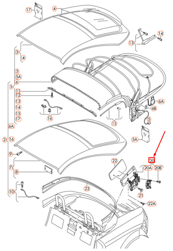 NEW GENUINE OEM 8J7871991F