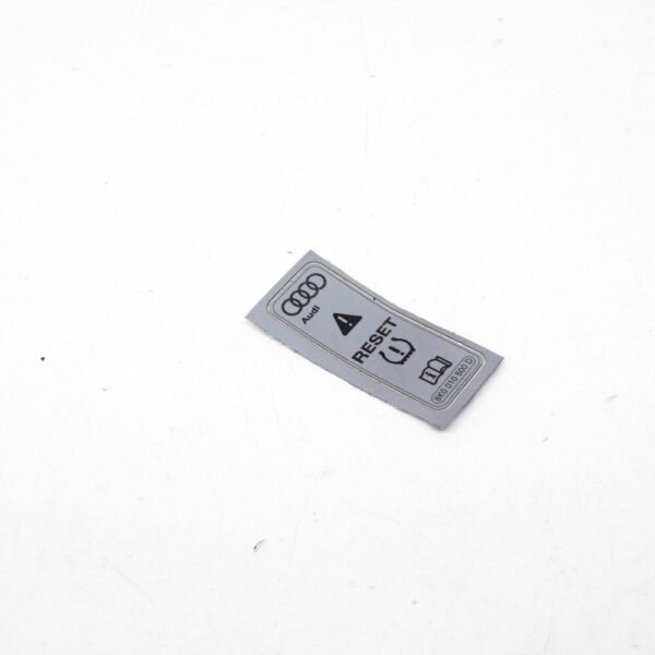 NEW AUDI A3 8P TYRE PRESSURE CONTROL SYSTEM NOTICE 8K0010500D ORIGINAL - Image 4