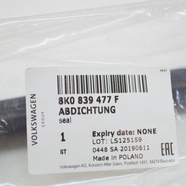 Audi A4 B8 rear left window trim 8K0839477F