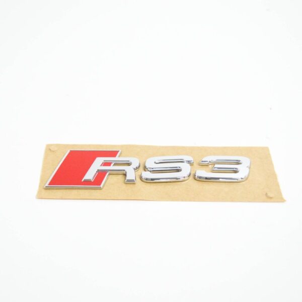 Audi RS3 8P Rear Trunk Emblem Badge 8P08537402ZZ NEW ORIGINAL - Image 4