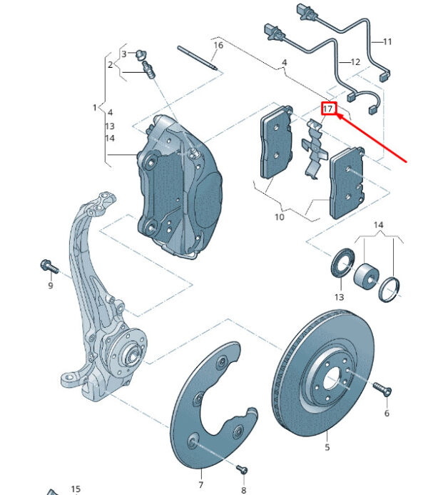 NEW ORIGINAL OEM 8R0615269