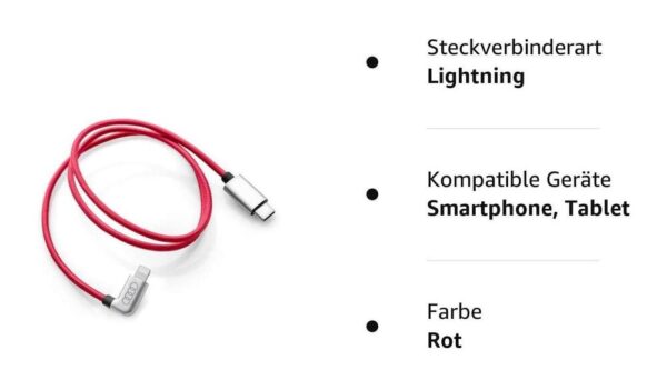 Original Audi 8S0051435K Charging Cable - Image 3