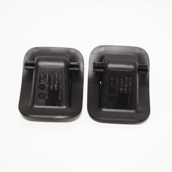 Audi A4 A5 Rear Seat Black Isofix Guide Trim 2pcs 8T0887233B4PK NEW ORIGINAL + - Image 3