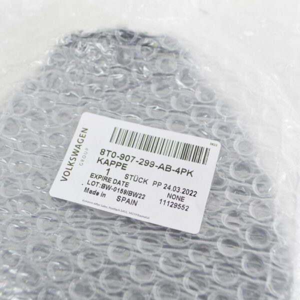 Audi A4 B8 Soul Black Cover Cap 8T0907299AB4PK NEW
