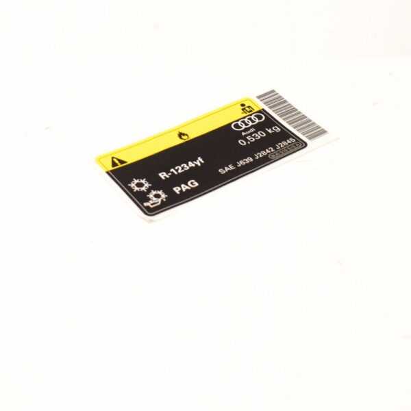 NEW AUDI Q3 8U AC LABEL 8U0010515A ORIGINAL - Image 4
