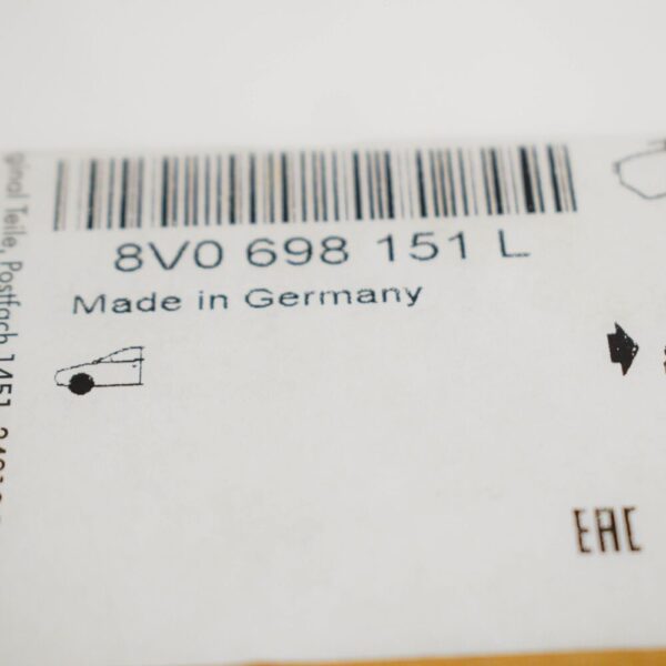 NEW AUDI A3 RS3 SPORTBACK 8V FRONT BRAKE PAD SET 8V0698151L ORIGINAL - Image 4