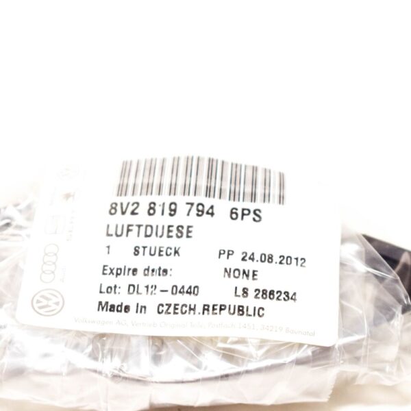 Audi A3 8V Front Dashboard Right Air Vent RHD 8V28197946PS NEW ORIGINAL - Image 4