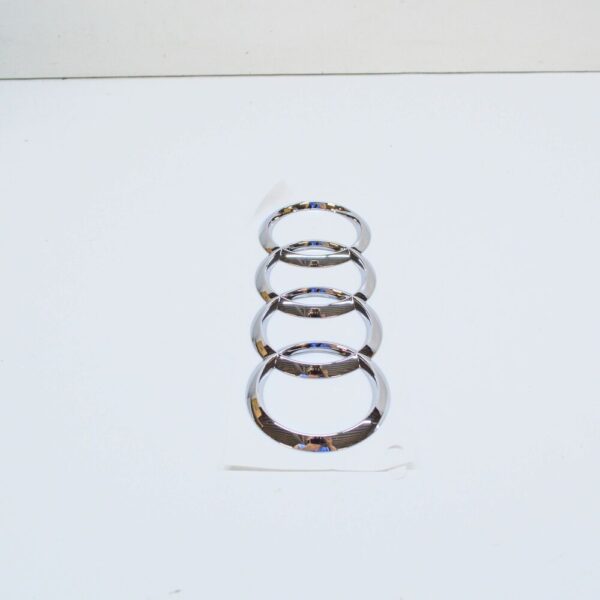 Audi A3 8V Rear Trunk Emblem Badge Chrome Rings 8V4853742 2ZZ NEW ORIGINAL - Image 4