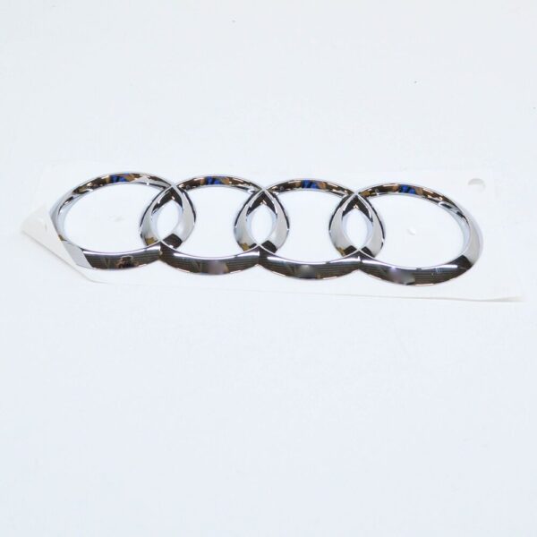 Audi A3 8V Rear Trunk Emblem Badge Chrome Rings 8V4853742 2ZZ NEW ORIGINAL - Image 5